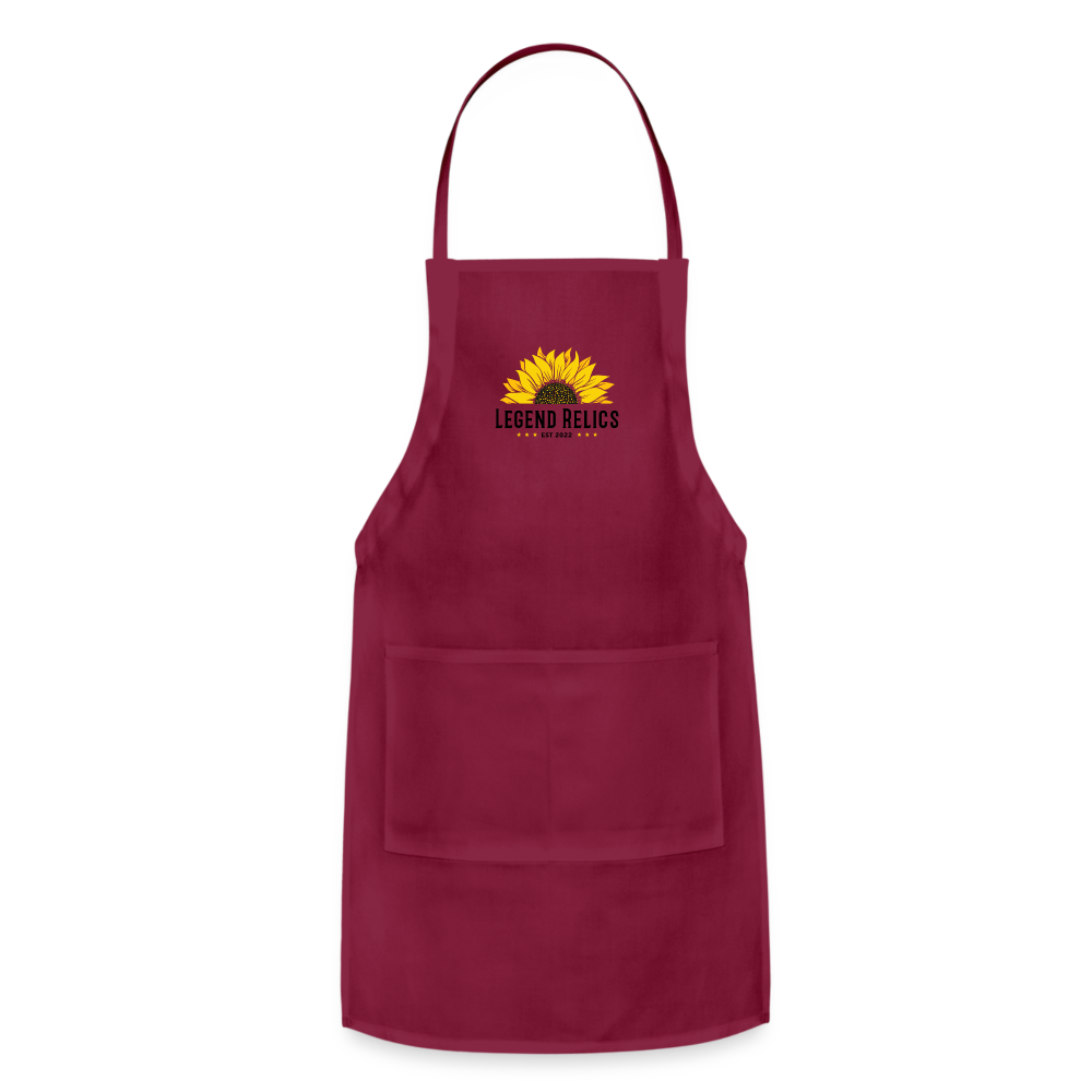 Apron - burgundy