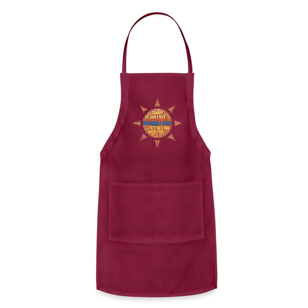 Apron - burgundy