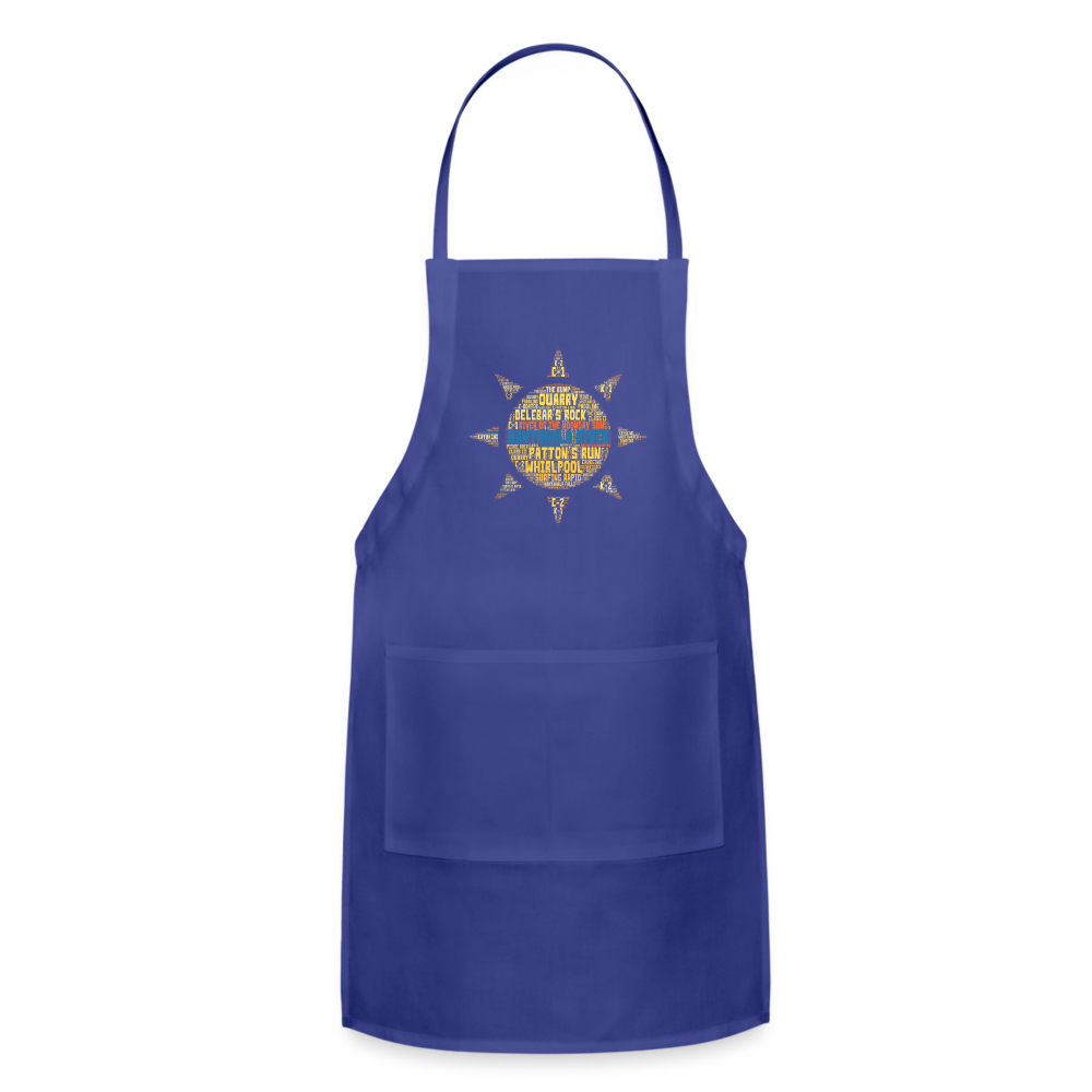 Apron - royal blue