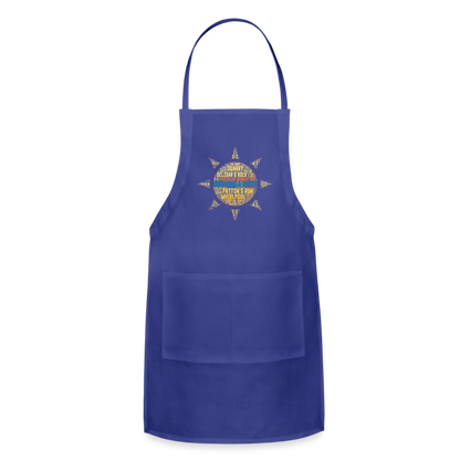 Apron - royal blue