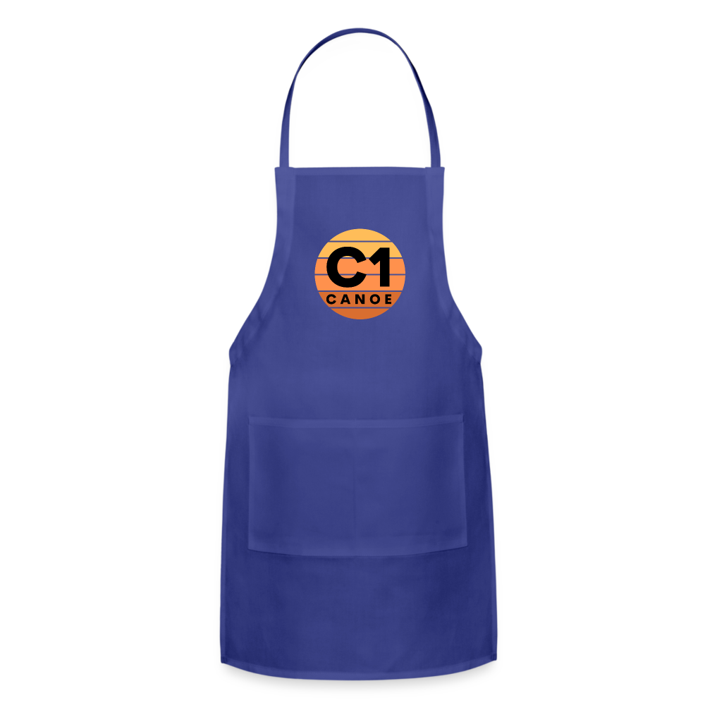 Adjustable Apron - royal blue