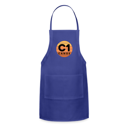 Adjustable Apron - royal blue