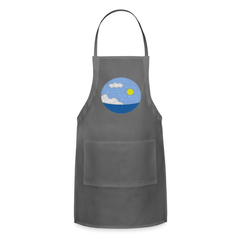 Adjustable Apron - charcoal