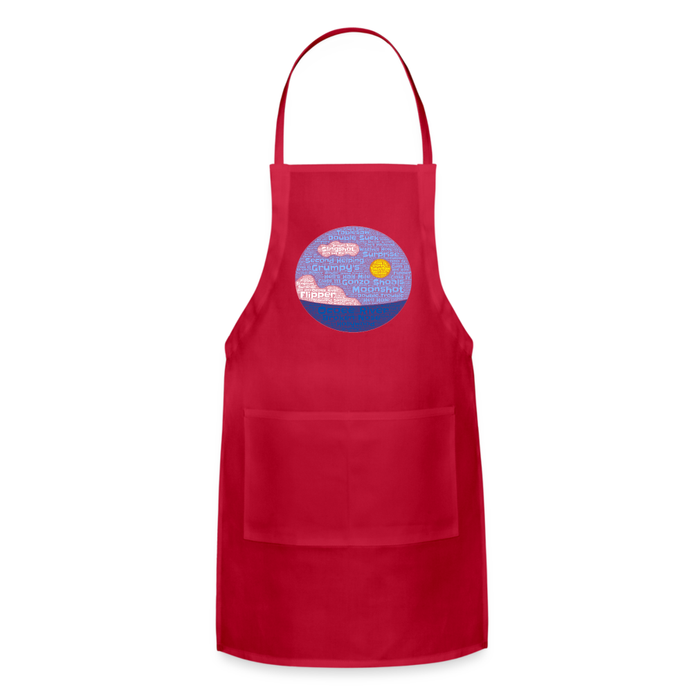 Adjustable Apron - red