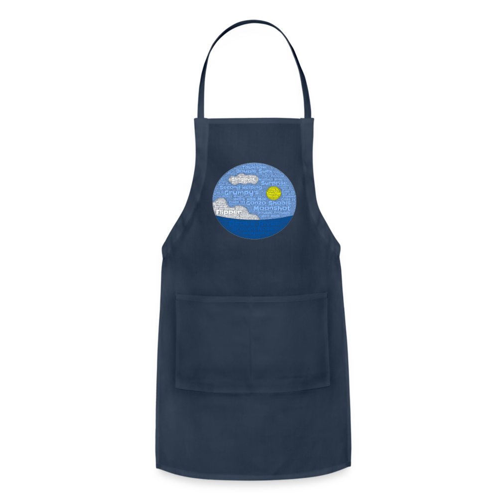 Adjustable Apron - navy