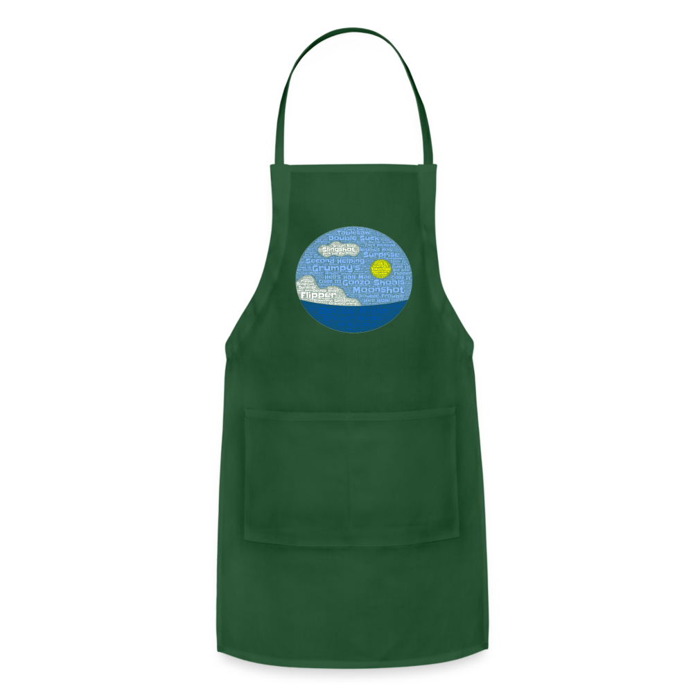 Adjustable Apron - forest green